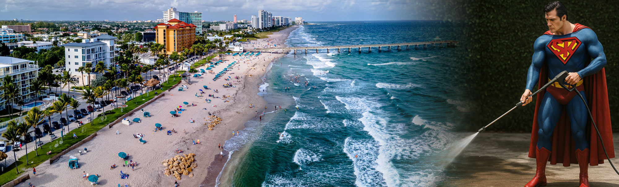 Pressure Washing Deerfield Beach, FL | 5-Star Power Washing | Super Kleen